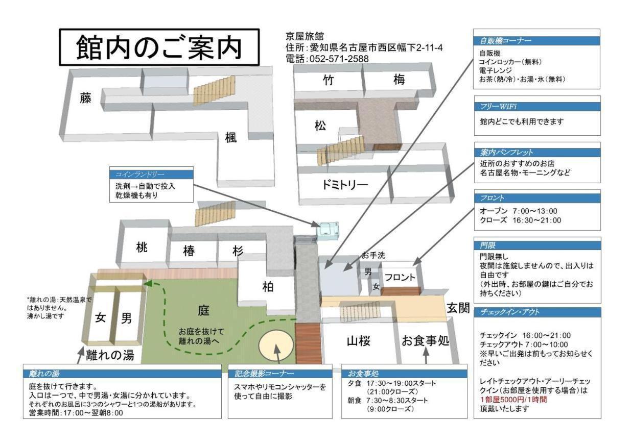 Kyoya Ryokan Nagoya Luaran gambar